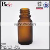 New Design Unique 5ml 10ml 15ml 20ml 50ml Amber Blue Glass Bottle Empty Nail Polish Bottle With Cap and Brush thumbnail-3