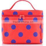 Dotted Option Color Microfiber Make Up Bag With Mirror thumbnail-2