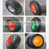 Trolley Wheelbarrow Wheel PU Wheel Solid Rubber Wheel thumbnail-1