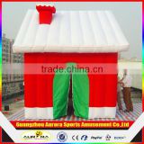 2016 best popular Attractive Lovely Inflatable Christmas Santa Bounce for outdoor decorations