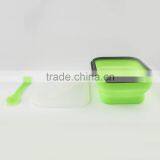 2017 New Food Grade Various Styles Collapsible Silicone Lunch Box/ Bento Box/ Food Container thumbnail-5