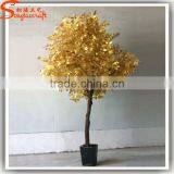 New Design Artifical Wishing Tree Plastic Tree Fake Artificial Golden Artificial Trees for Sale thumbnail-2