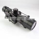 Compact 2.5-10X40 Rifle Scope Red Green Mil-Dot Reticle With Side Attached Green Laser Sight Scope With Quick Release Mount thumbnail-5