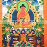 Beautiful Amitabha Budhha Thangka Handpainted in Nepal thumbnail-1