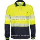 2016 OEM 88% Cotton/ 12% High Tenacity Nylon 238gsm Fire Retardent High Vis Shirt 3M Reflective Tape thumbnail-3