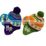 2016 New Fashion Winter Warm Soft Double Layer Knitted Ladies Hats Majored Factory thumbnail-6