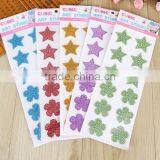 Wholesale Custom Glitter Crystal Sticker Diy Self Adhesive Back Glue Acrylic Rhinestone Sticker thumbnail-1