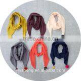 Newest Style Baby Girl Cotton Plain Baby Scarf thumbnail-1