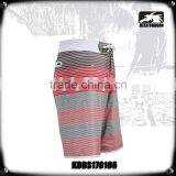 Mid-Length Stripes Board Shorts With Waterproof Pocket Keep Phones, Keys and Cash Dry thumbnail-5