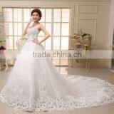 Wholesale Bridal Wedding Dress 2016 New Korean Version Sweet Elegant Princess Tail Wedding thumbnail-4