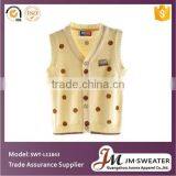 Baby Clothing China Long Sleeve v Neck Polka Dot Girls Cardigan Sweater thumbnail-1