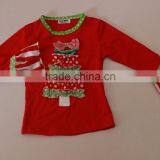 Wholesale Baby Sweet Christmas Tree Pattern Bounique Ruffle Kid's Outfit Set for Baby thumbnail-3