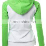 2017 High Quality OEM Designer Autumn Clothes Plain Dyed Blank PulloverJersey Lady Hoody thumbnail-2