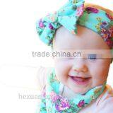 Kids Girls Bow Hairband Turban Knot Rabbit Ear Headband Cotton Headwear thumbnail-2
