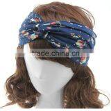 Fashion Women's Printed Headbands,Cotton Headbands thumbnail-3
