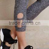 Custom Women Yoga Wear Polyester Spandex Dry Fit Sexy Gym Fitness Leggings thumbnail-5