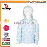 BEROY Wholesale High Quality Cotton Zipper Hoodies for Kids, Custom Girl Outdoor Coat thumbnail-2
