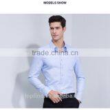 Classic Italian Bamboo Solid Color Business Formal Men's Shirt With Good Offer thumbnail-5