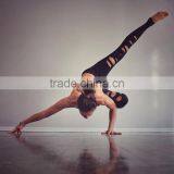 Compression Styles Custom Wicking Yoga Sport Leggings With Hole thumbnail-2