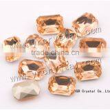 Light Peach 13*18mm Crystal Beads Octagon Glass Stones for Jewelry Beads Accesories thumbnail-1