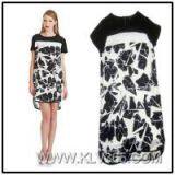 Designer Fashion Women Summer Silk Dress thumbnail-1