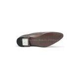 Mens Perforated Oxford Leather Dress Shoes thumbnail-3