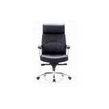 Leather Faced Executive Office Chair in Black thumbnail-2