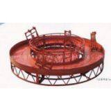 Red Rounded Lifting Powered High Working Rope Suspended Platform for Building Maintenance