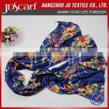 China Manufacturer New Fashioned Luxury Digital Print Custom Design Silk Scarf thumbnail-6