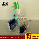 Clear office accossries acrylic pen holder, perspex pencil display stand
