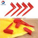 Custom Logo Printed Plastic Beach Towel Clips thumbnail-1