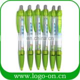 Top selling promotional plastic pull out banner pen