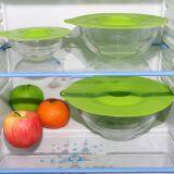 5PCS Reusable Silica Gel Spill Stopper Cover Universal Silicone Food Bowl Pot Lid Silicone Cover Pan Cooking Kitchen Accessories thumbnail-3