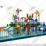 Guangzhou Factory Kids Play Set Swimming Plastic Pool Water Slide thumbnail-6