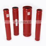 10" Galvanized Red Epoxy Welded Steel Pipe Thread End ASTM A795 SCH 40 thumbnail-1
