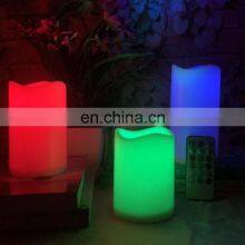 ABS Material Factory Offered Remote Control Battery Operated Tea Lights Led Flameless Pillar Candle thumbnail-5