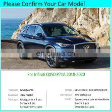 New 4PCS for Infiniti QX50 P71A 2018 2019 2020 Mudguards Mudflap Fender Mud Flaps Splash Front Rear Baffle Protect Accessories thumbnail-2