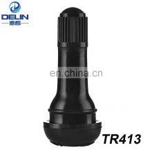 TR413 Rubber Valves Snap-in Tubeless Black Tire Valves 1.25 Inch Long Universal Schrader Replacement Tire Valve Stem thumbnail-3
