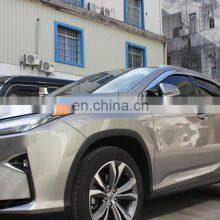 Chrome Door Visor Side Window Deflector Shade Sun Rain Shield Silver Strips Guard for Lexus RX thumbnail-2