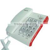 Cheap Office Corded Telephone Transparent Buttons