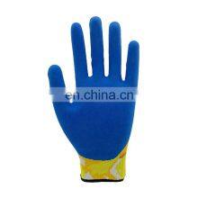 Safety Polyester Liner Palm Coated Work Gloves Men Nitrile Coated Work Gloves thumbnail-2
