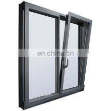 Australia Standard Customized Storefront Internal Double Glass Sound Proof Aluminium Tilt and Turn Windows