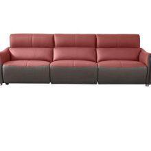 Italian-Style Nappa Leather Multi-Function Sofa Home Living Room Is Very Simple Three-Seat Combination Electric Leather Sofa thumbnail-3