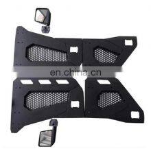Auto Parts Accessories Exterior Half Doors Renegade 4 Door With Side Mirror for Jeep Wrangler JL & Gladiator 2018+