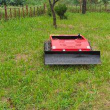 Robot Lawn Mower for Hills, China Remote Controlled Grass Cutter Price, Tracked Robot Mower for Sale thumbnail-2