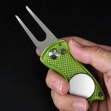 2023 Customized Logo Metal Golf Divot Repair Tool Divot Golf Tool thumbnail-3