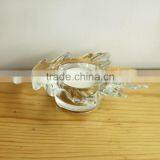 Clear Maple Shaped Wedding Table Decorations Crystal