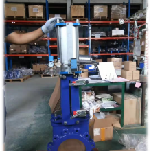 Multi-Actuator Knife Gate Valve (Manual, Pneumatic, Electric) - Versatile for Process Automation in Waste and Water Treatment thumbnail-3