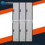 White Racecourse Outdoor 6 Door Locker thumbnail-2