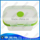 Popular and Good Tightness Transparent Silicone Picnic Lunch Box Storage Box thumbnail-4